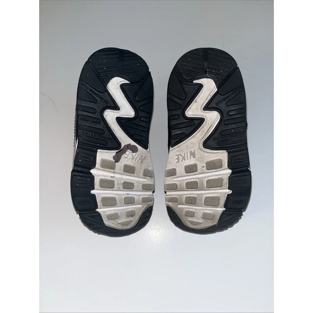 Nike Air Max 90 LTR CD6868-010 Toddler Sz 7C Black/White/Black